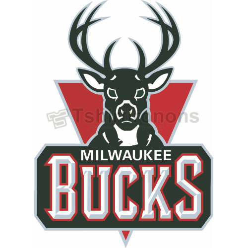 Milwaukee Bucks T-shirts Iron On Transfers N1073 - Click Image to Close